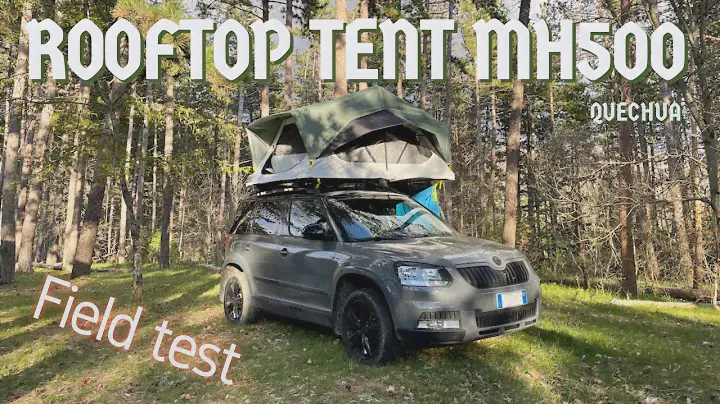 Prova sul campo della TENDA DA TETTO AUTO QUECHUA MH500 FRESH & BLACK | Field test review