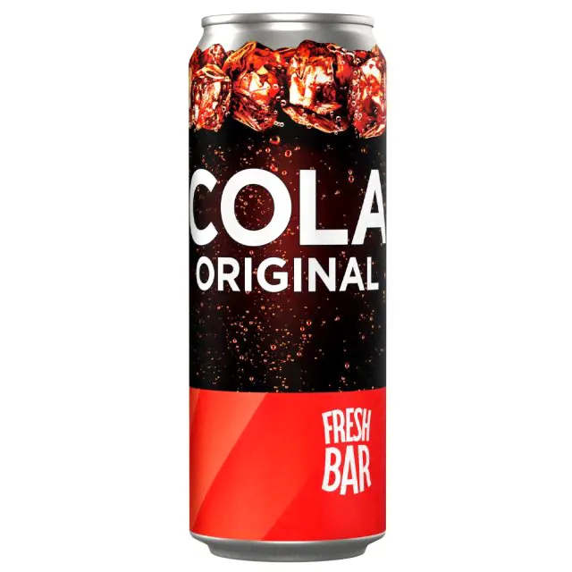 Fresh Bar Cola Original ж/б 1/12шт 0,450 ml (ЭН газир. нап.)-0