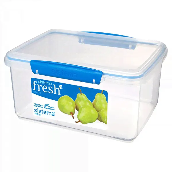 Контейнер пищевой FRESH 23,5х17х12 см, материал пластик, цвет голубой, Sistema, Новая Зеландия, SI921830