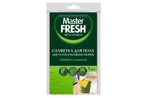 Салфетка для пола Master FRESH ВИСКОЗА 50х60 см-0