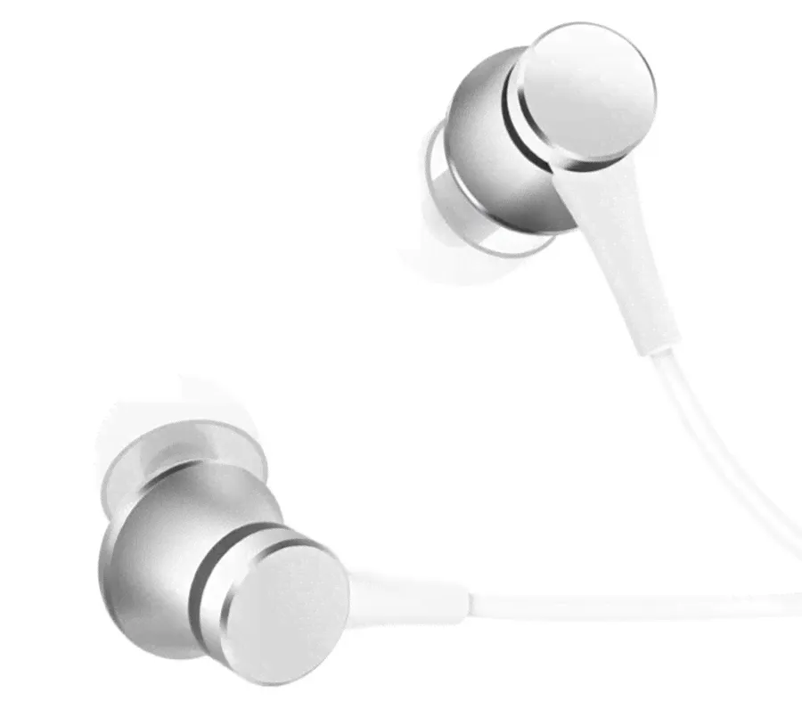 Наушники Xiaomi Piston Fresh Bloom Matte, с микрофоном, серебристый
